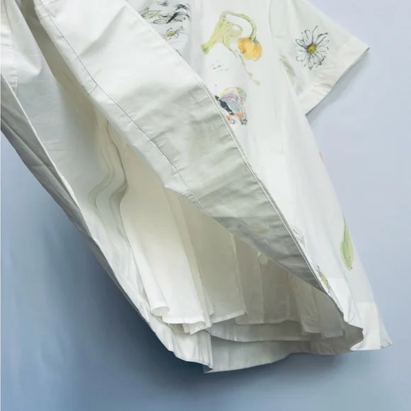 NWT Anthropologie The Swan Gossip Emmy Short-Sleeve Swing Mini Dress, XL - Picture 16 of 17